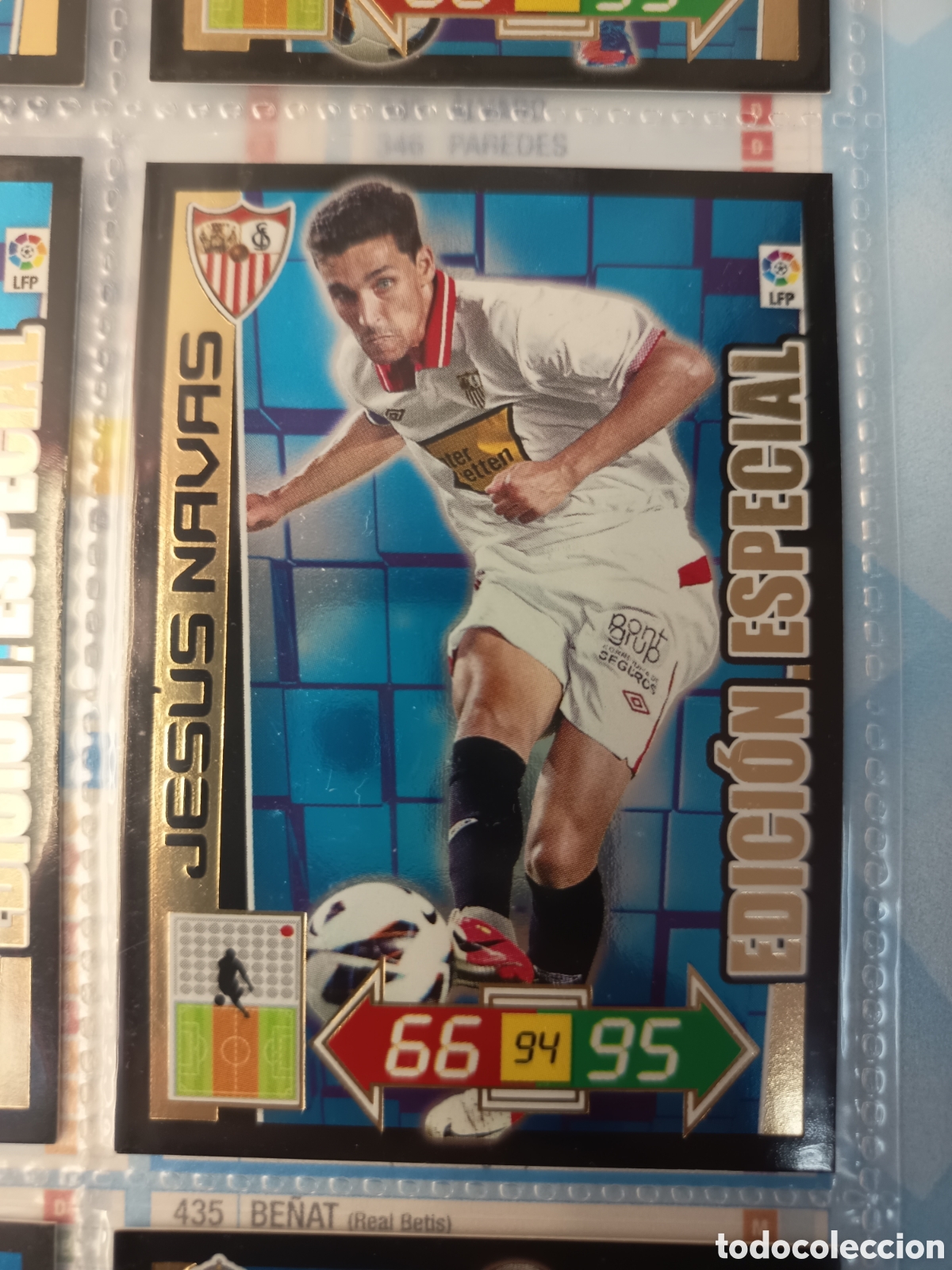 Fu&szlig;ball-Sticker: EDICION ESPECIAL JESUS NAVAS ADRENALYN XL LIGA 2012 2013 12-13