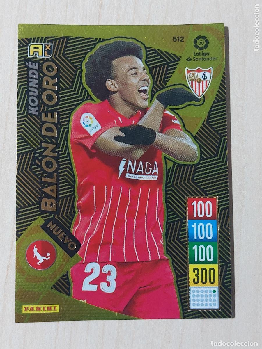 Cromos de f&uacute;tbol: FICHA N&ordm; 512 KOUNDE - ADRENALYN 21 22 - PANINI 2021 - 22 - CROMO - NUEVO BALON DE ORO