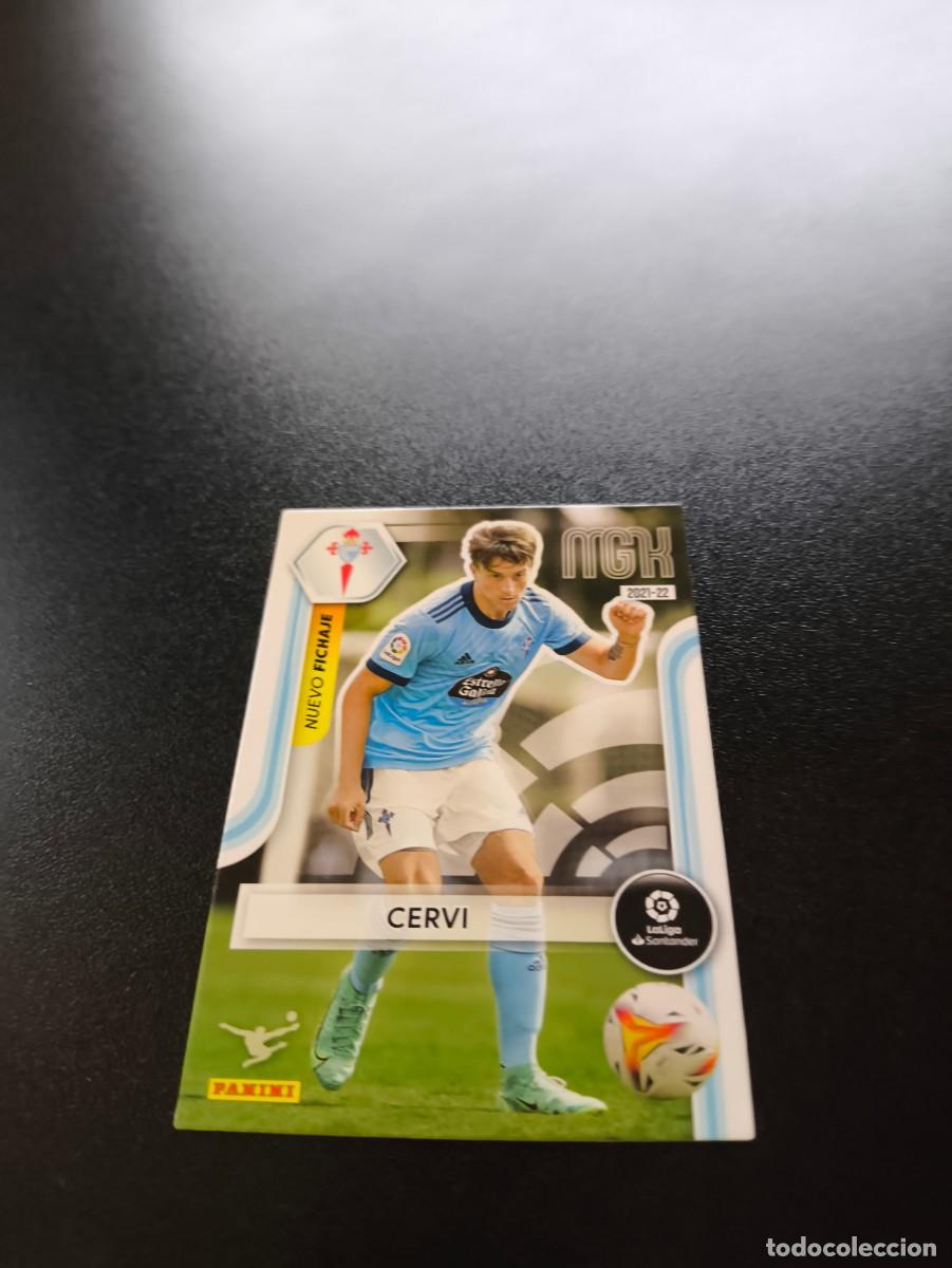 Cromos de f&uacute;tbol: 460 Cervi CELTA NUEVO FICHAJE PANINI LIGA MEGACRACKS MGK 2021 2022 21 22 NO ESTE