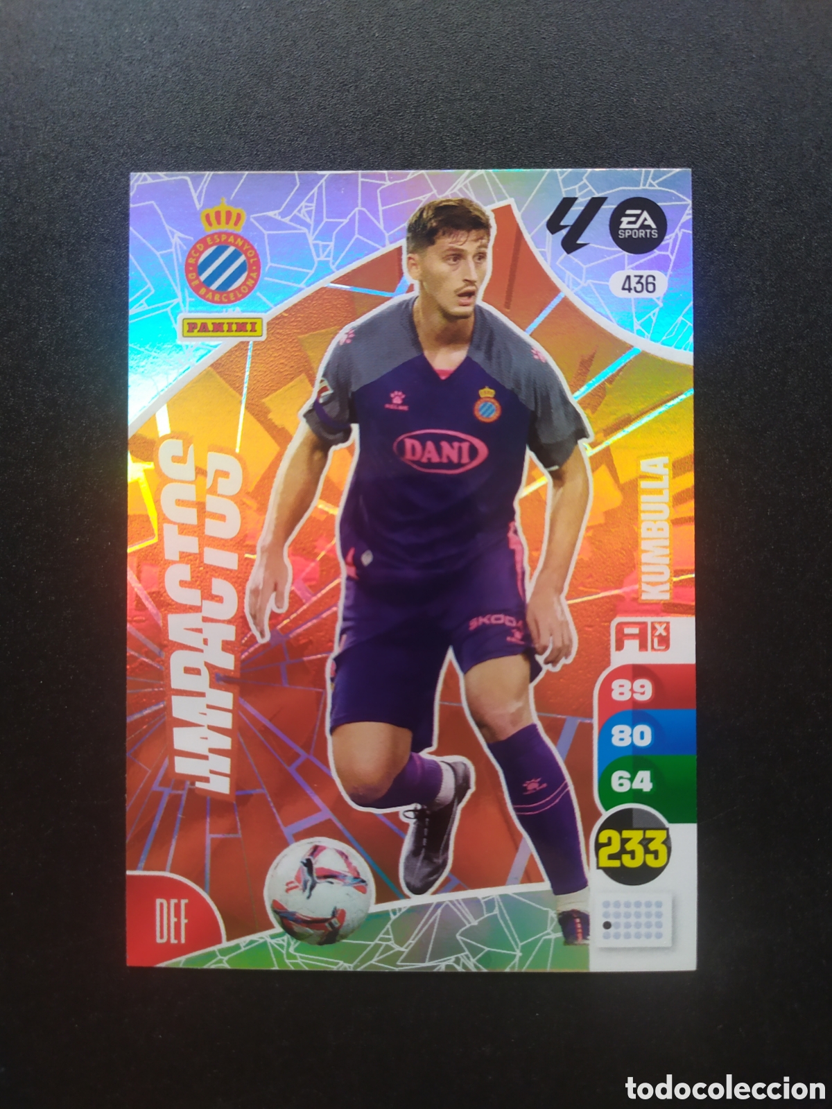 Fu&szlig;ball-Sticker: Adrenalyn 2024 2025 24 25 panini Kumbulla impactos n&deg; 436 Espanyol