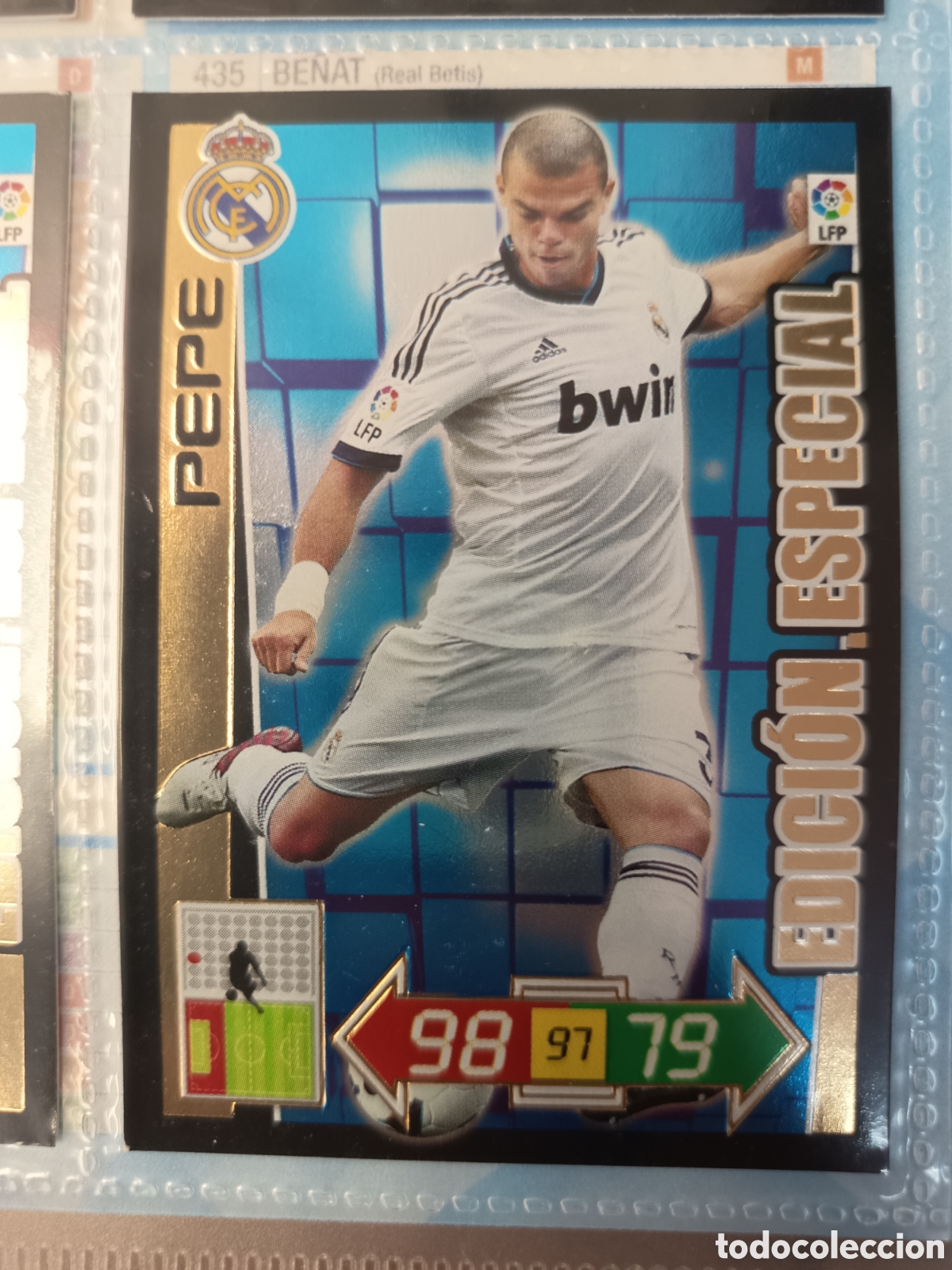 Cromos de f&uacute;tbol: EDICION ESPECIAL PEPE ADRENALYN XL LIGA 2012 2013 12-13