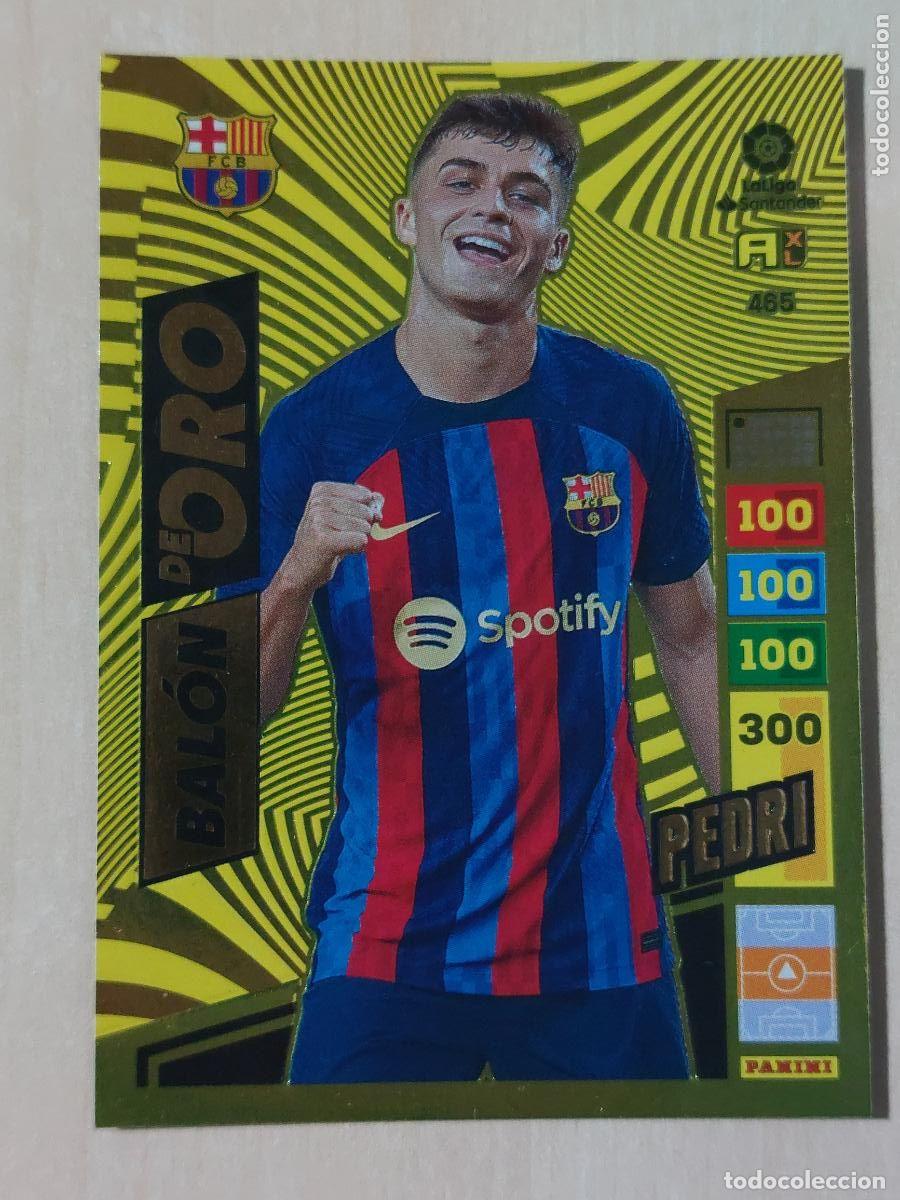 Figurine di Calcio: FICHA N&ordm; 465 PEDRI - ADRENALYN 22 23 - PANINI 2022 - 23 - CROMO - BALON DE ORO