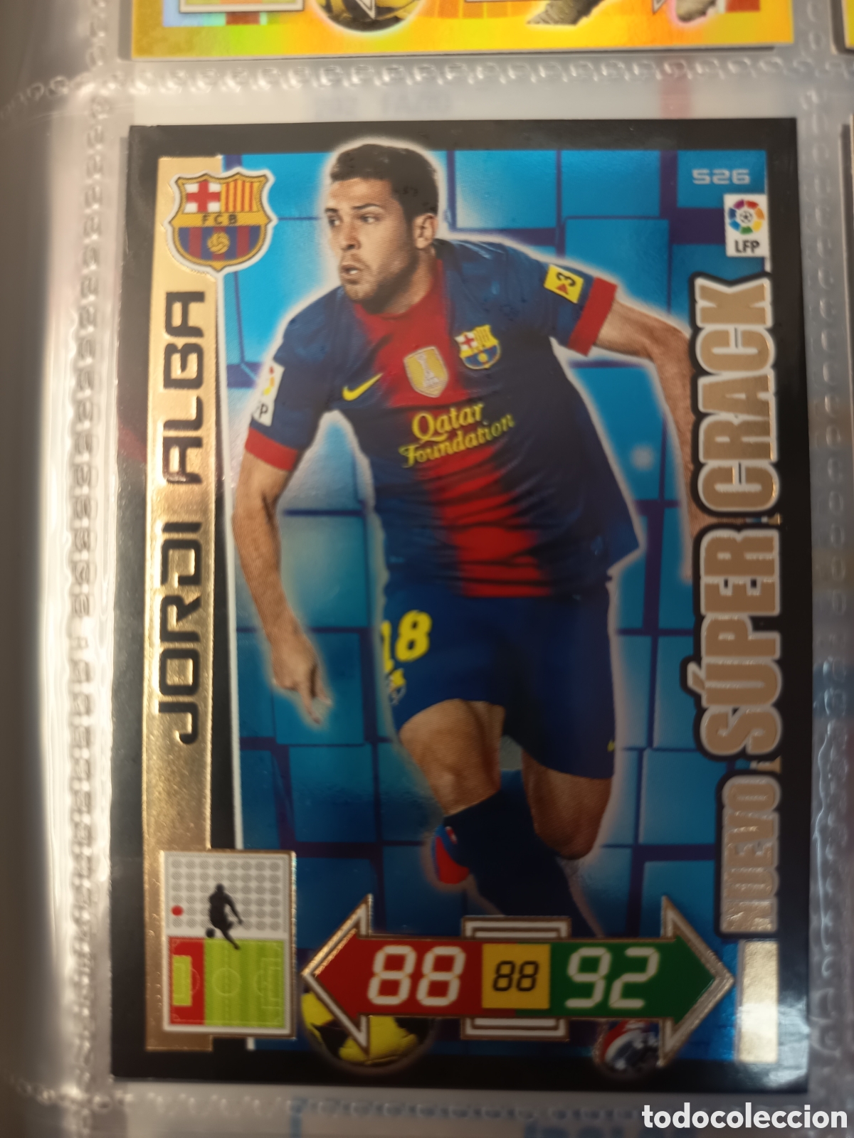Cartes &agrave; collectionner de Football: NUEVO SUPER CRACK 526 JORDI ALBA ADRENALYN XL LIGA 2012 2013 12-13