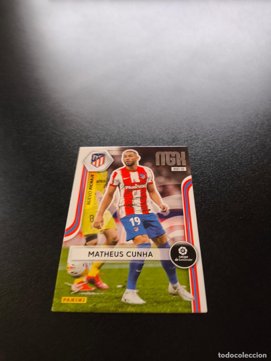 Cartes &agrave; collectionner de Football: 480 Matheus Cunha ATLETICO DE MADRID NUEVO FICHAJE PANINI LIGA MEGACRACKS MGK 2021 2022 21 22 N ESTE
