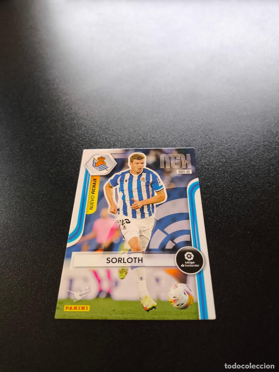 Cromos de f&uacute;tbol: 481 Sorloth REAL SOCIEDAD NUEVO FICHAJE PANINI LIGA MEGACRACKS MGK 2021 2022 21 22 N ESTE