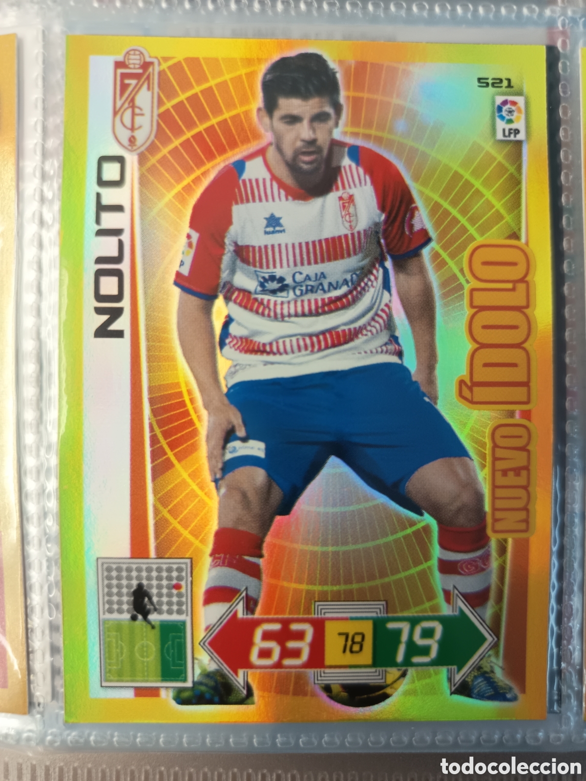 Cromos de f&uacute;tbol: NUEVO IDOLO 521 NOLITO ADRENALYN XL LIGA 2012 2013 12-13