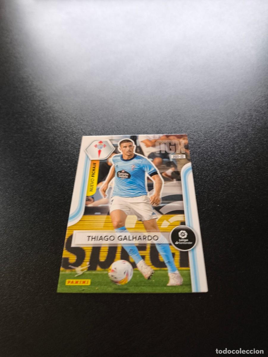 Cromos de f&uacute;tbol: 484 Thiago Galhardo CELTA NUEVO FICHAJE PANINI LIGA MEGACRACKS MGK 2021 2022 21 22 N ESTE