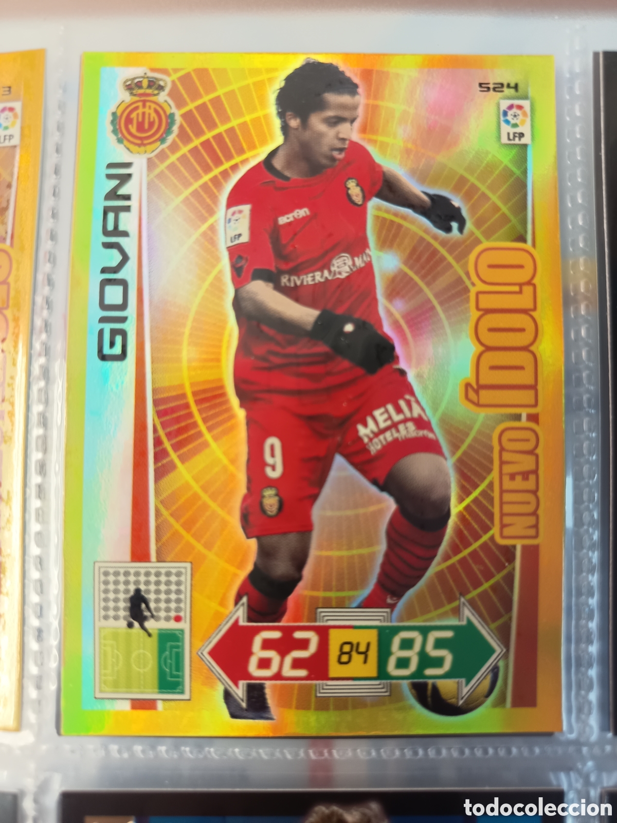 Cromos de f&uacute;tbol: NUEVO IDOLO 524 GIOVANI ADRENALYN XL LIGA 2012 2013 12-13
