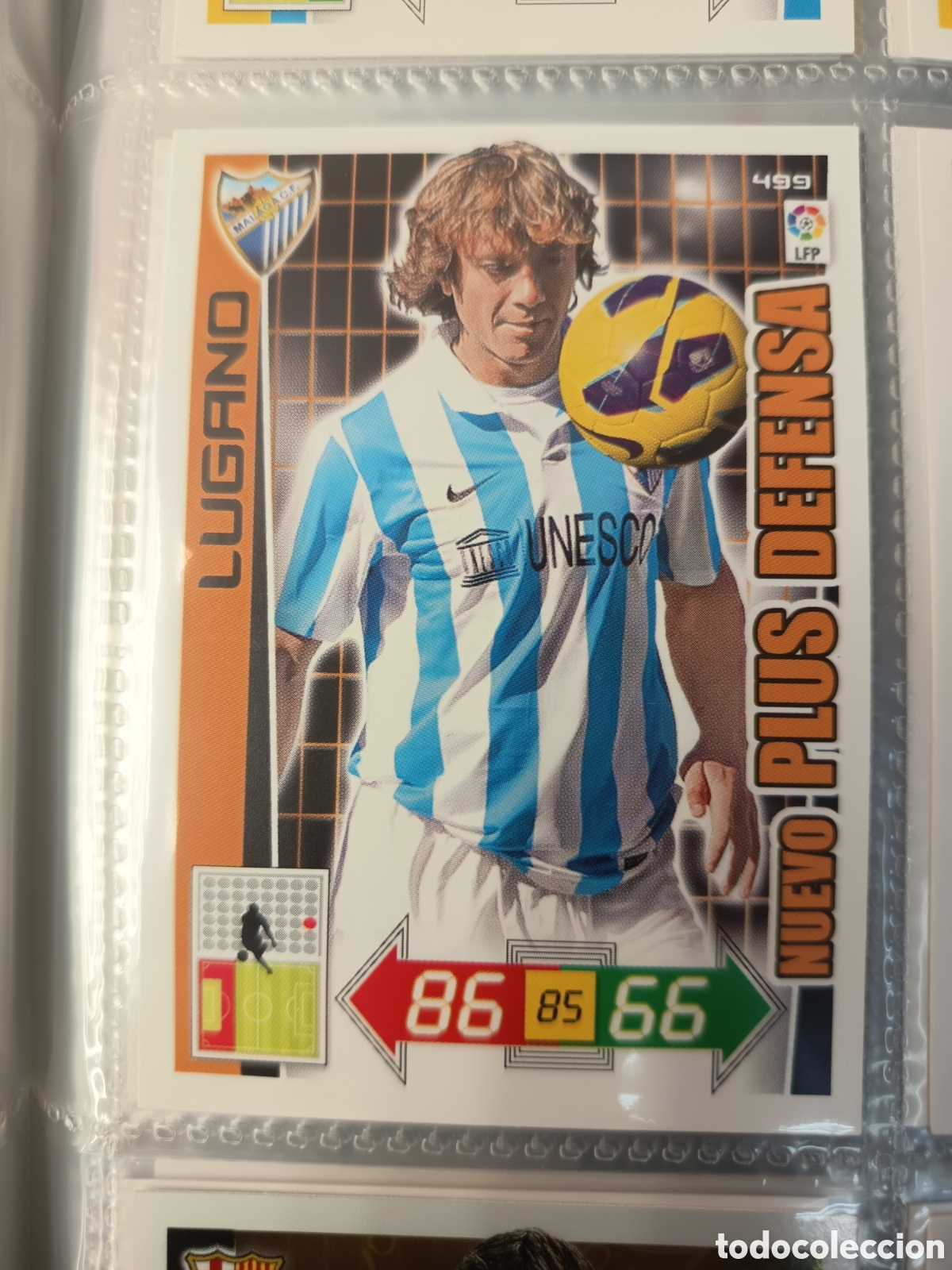 Football Stickers: NUEVO PLUS DEFENSA LUGANO 499 ADRENALYN XL LIGA 2012 2013 12-13