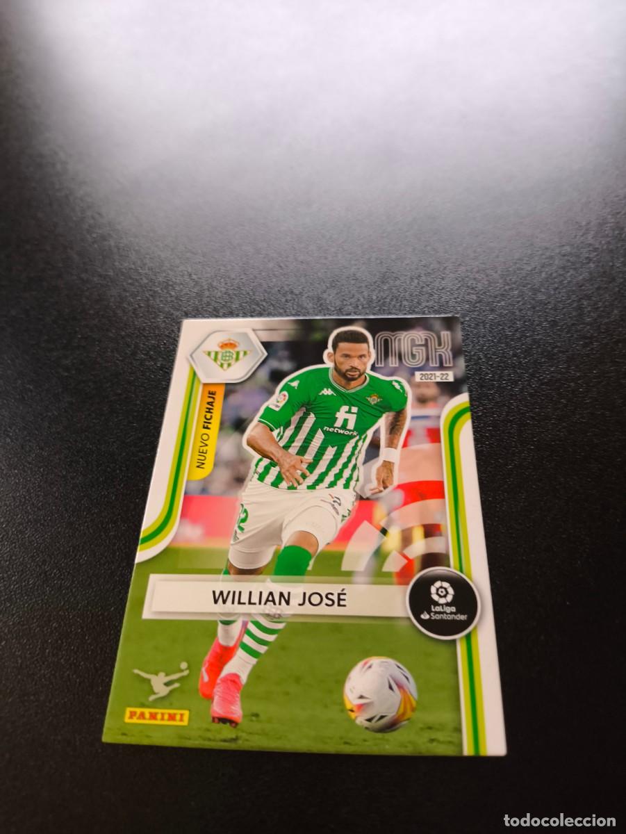 Fu&szlig;ball-Sticker: 487 Willian Jos&eacute; REAL BETIS NUEVO FICHAJE PANINI LIGA MEGACRACKS MGK 2021 2022 21 22 N ESTE