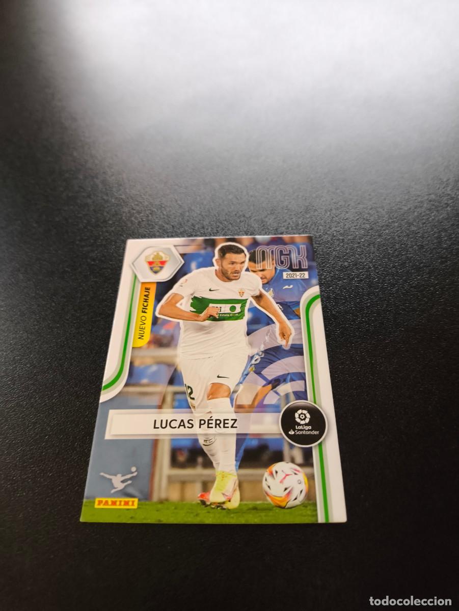 Fu&szlig;ball-Sticker: 490 Lucas P&eacute;rez ELCHE NUEVO FICHAJE PANINI LIGA MEGACRACKS MGK 2021 2022 21 22 N ESTE