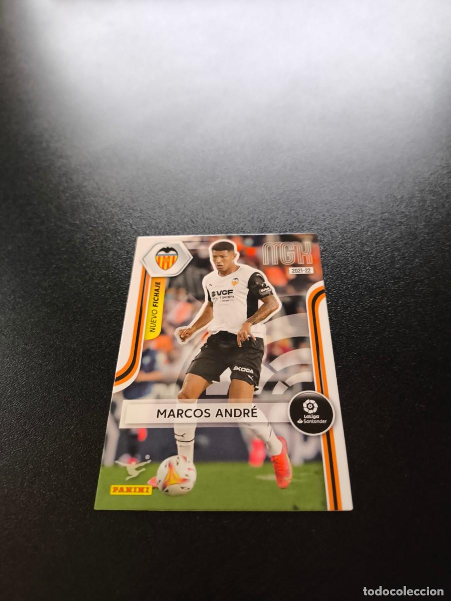 Football Stickers: 491 Marcos Andr&eacute; VALENCIA NUEVO FICHAJE PANINI LIGA MEGACRACKS MGK 2021 2022 21 22 N ESTE