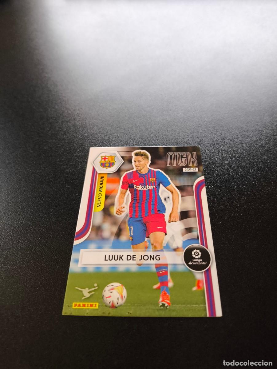 Football Stickers: 493 Luuk de Jong BARCELONA NUEVO FICHAJE PANINI LIGA MEGACRACKS MGK 2021 2022 21 22 N ESTE