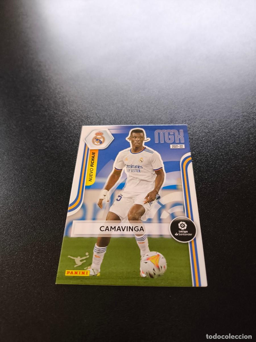 Football Stickers: 494 Eduardo Camavinga REAL MADRID NUEVO FICHAJE PANINI LIGA MEGACRACKS MGK 2021 2022 21 22 N ESTE