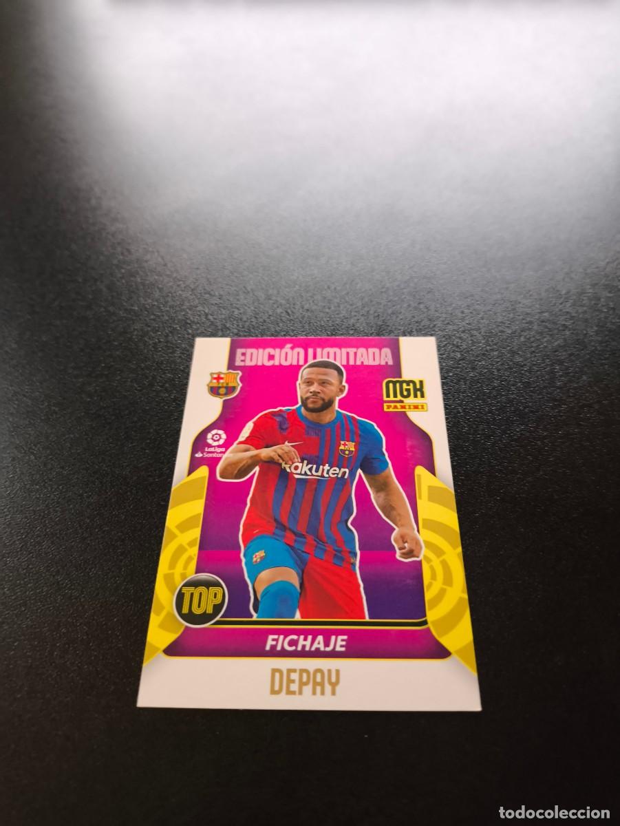 Football Stickers: Memphis Depay BARCELONA EDICION LIMITADA PANINI LIGA MEGACRACKS MGK 2021 2022 21 22 ESTE