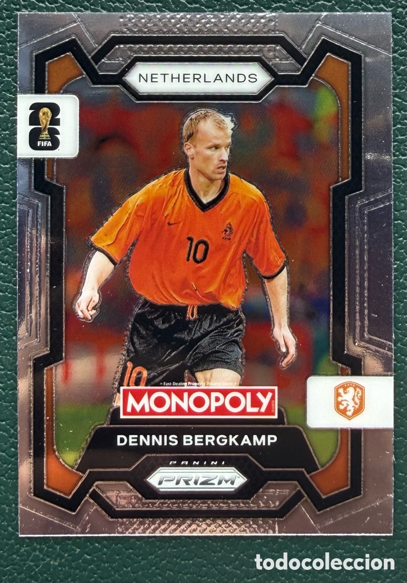Football Stickers: 74 DENNIS BERGKAMP HOLANDA FICHAS ALBUM PANINI FIFA WORLD CUP MUNDIAL 2026 MONOPOLY PRIZM