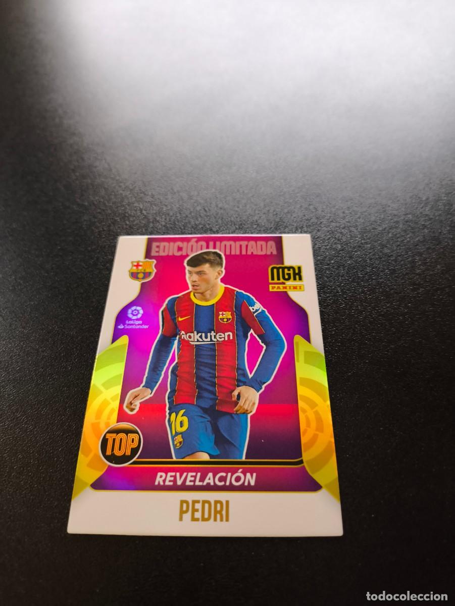 Football Stickers: Pedri BARCELONA EDICION LIMITADA PANINI LIGA MEGACRACKS MGK 2021 2022 21 22 ESTE