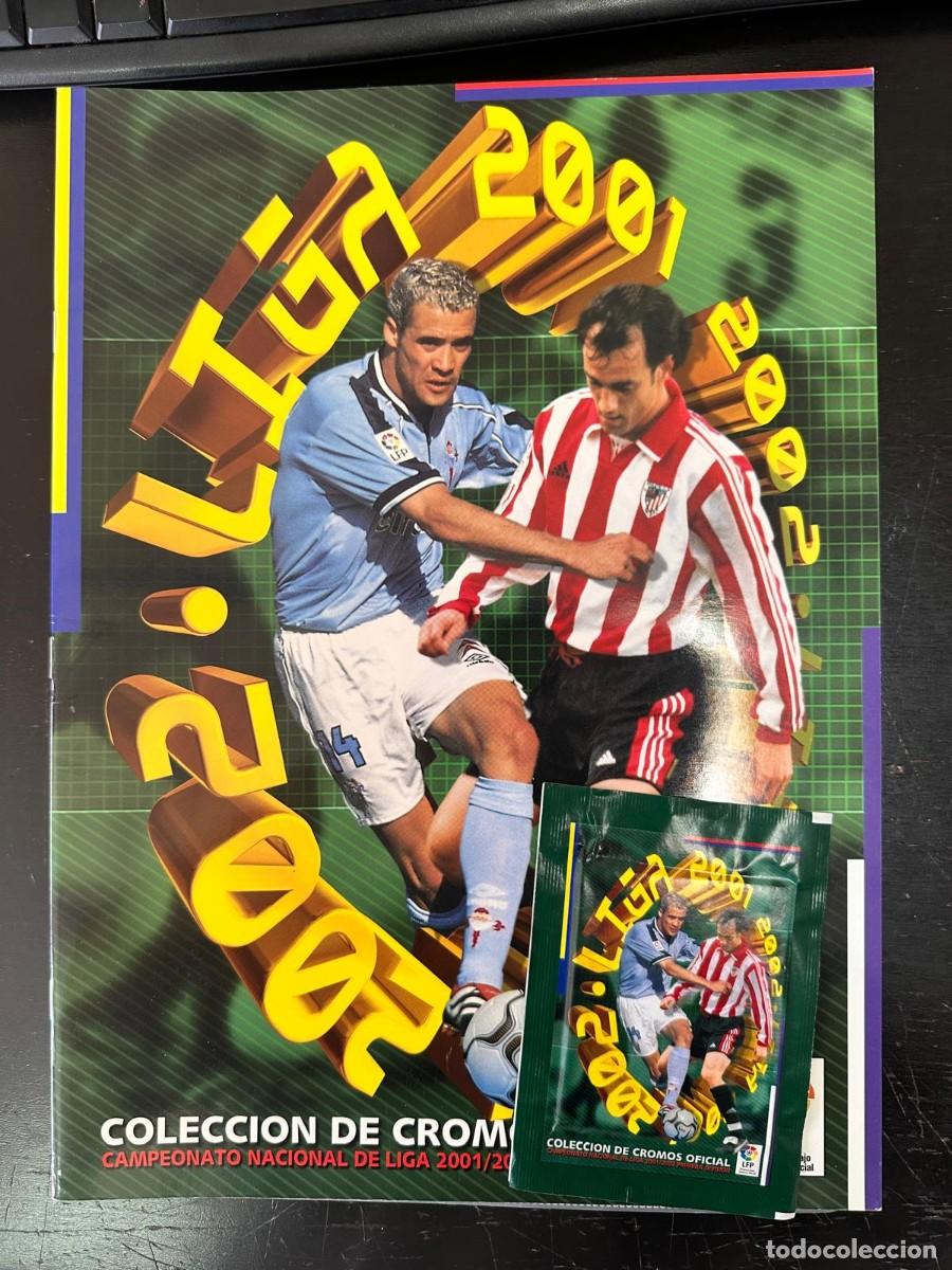 Cromos de f&uacute;tbol: Coleccion Completa Liga Este 2001 02+Album Plancha+Sobre