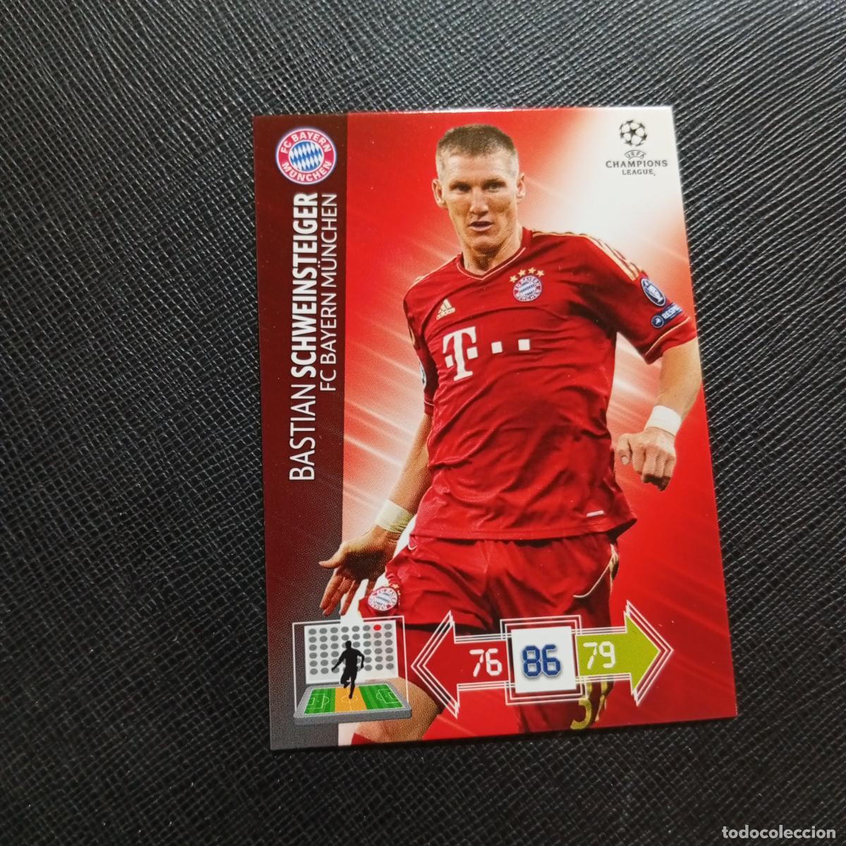 Figurine di Calcio: SCHWEINSTEIGER BAYERN MUNICH ADRENALYN CHAMPIONS LEAGUE 2012 2013 FUTBOL 12 13 - A210 PG361 B