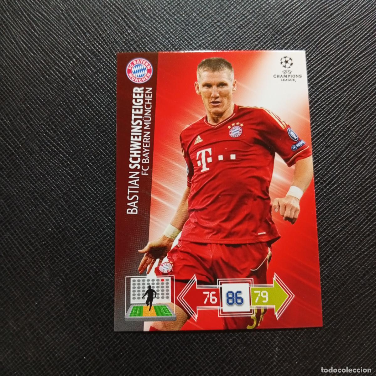 Figurine di Calcio: SCHWEINSTEIGER BAYERN MUNICH ADRENALYN CHAMPIONS LEAGUE 2012 2013 FUTBOL 12 13 - A210 PG370 B