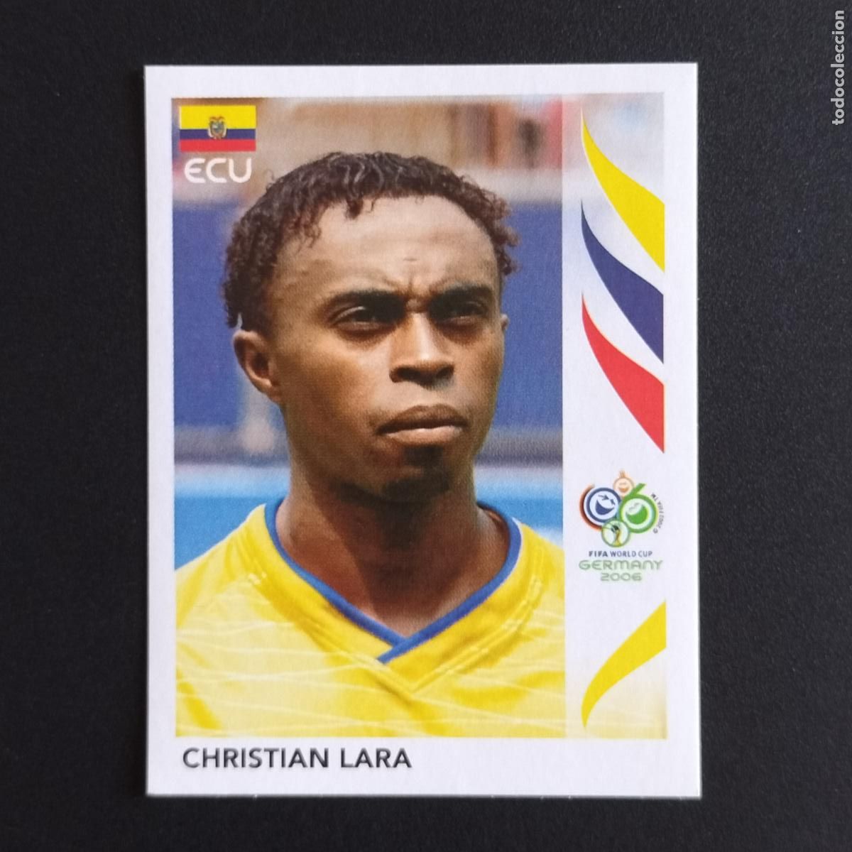 Figurine di Calcio: 83 CHRISTIAN LARA ECUADOR CROMOS FIFA WORLD CUP GERMANY 2006 MUNDIAL ALEMANIA PANINI