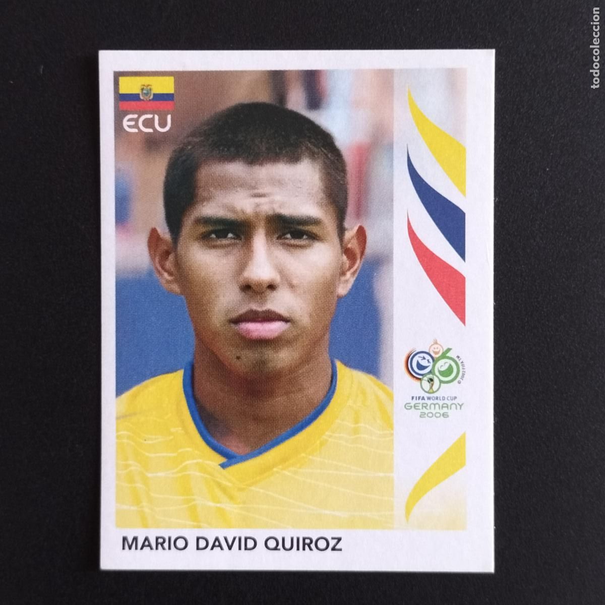 Figurine di Calcio: 85 MARIO DAVID QUIROZ ECUADOR CROMOS FIFA WORLD CUP GERMANY 2006 MUNDIAL ALEMANIA PANINI