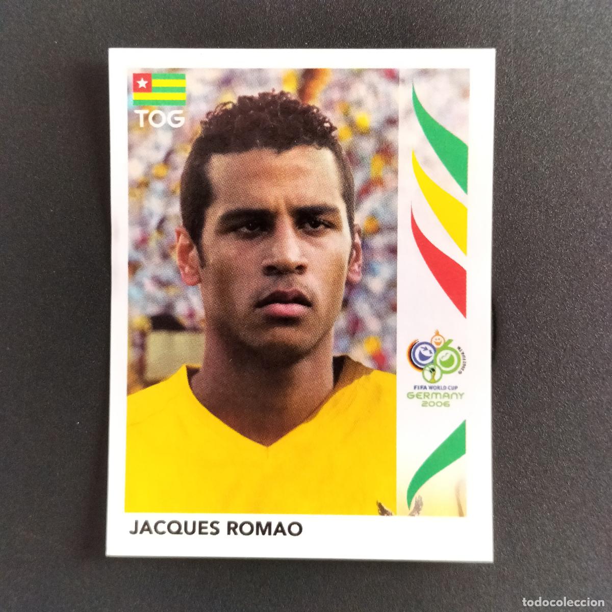 Cromos de f&uacute;tbol: 524 JACQUES ROMAO TOGO CROMOS FIFA WORLD CUP GERMANY 2006 MUNDIAL ALEMANIA PANINI