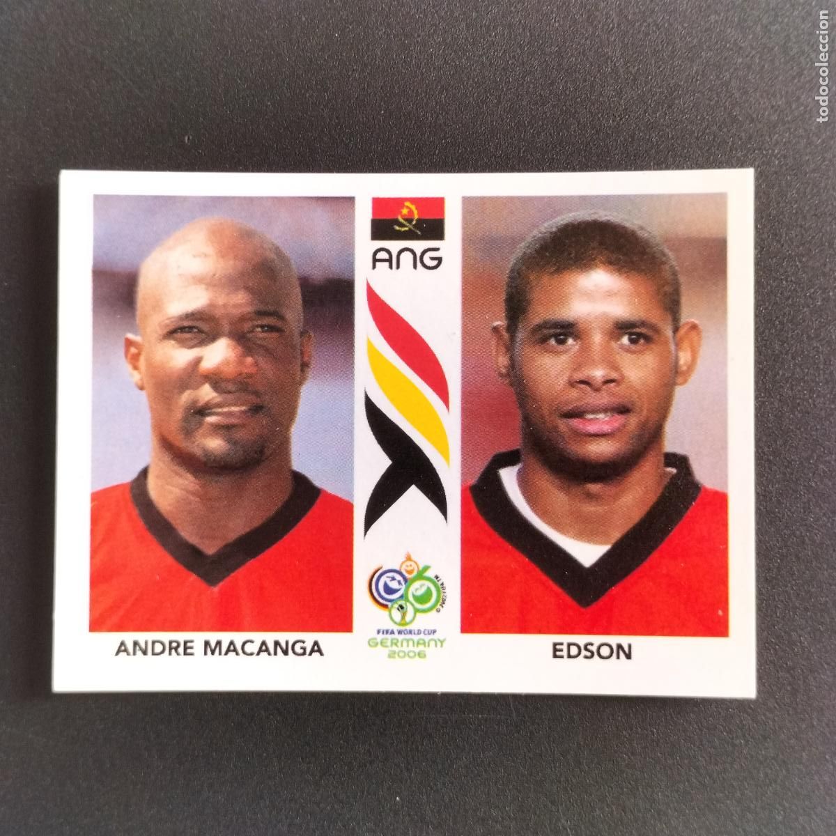 Cromos de f&uacute;tbol: 306 ANDRE MACANGA EDSON ANGOLA CROMOS FIFA WORLD CUP GERMANY 2006 MUNDIAL ALEMANIA PANINI