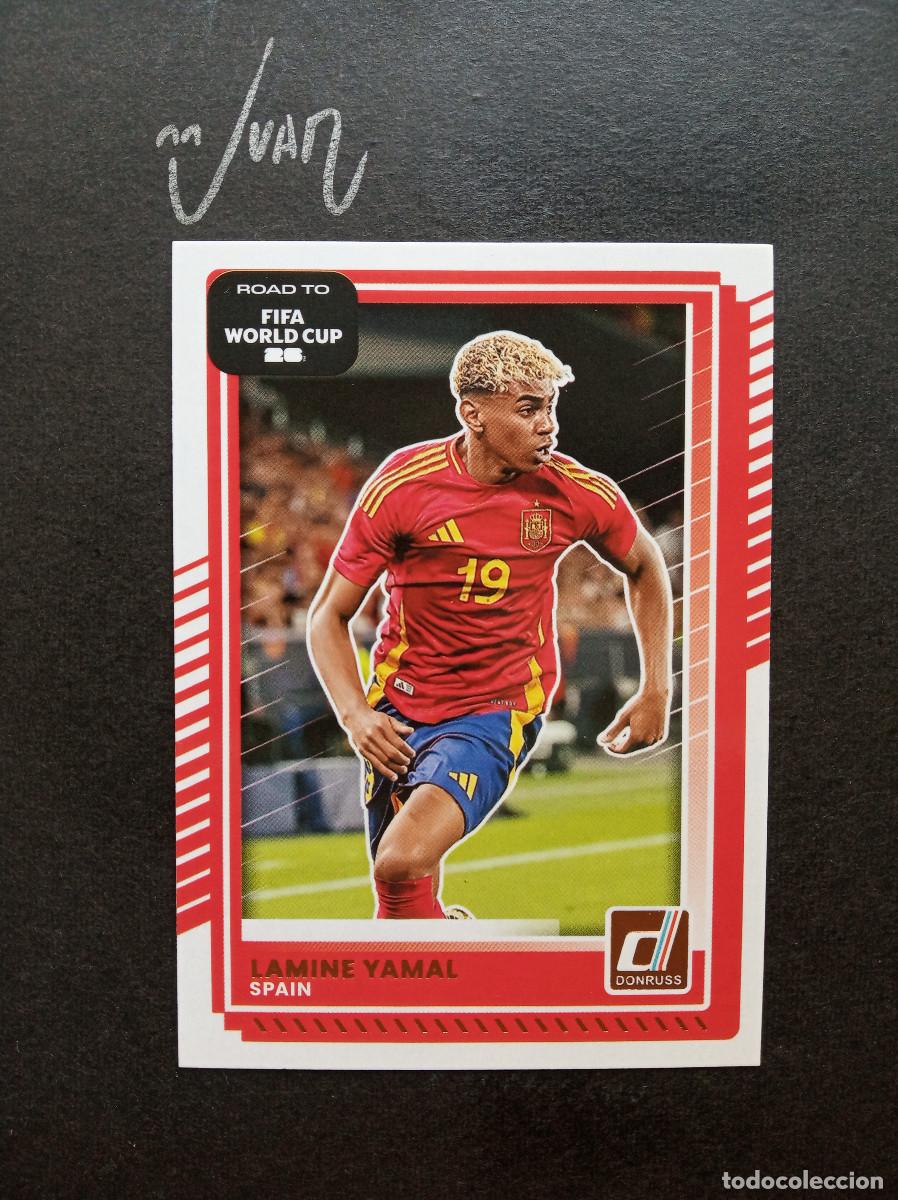 Cromos de f&uacute;tbol: N&ordm; 10 LAMINE YAMAL ESPA&Ntilde;A FC BARCELONA ⚽ PANINI &reg; DONRUSS ROAD TO FIFA WORLD CUP 2026 25 26 NUEVO