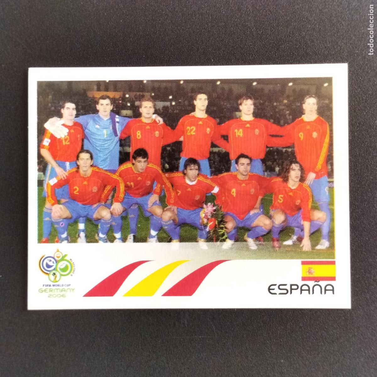 Cromos de f&uacute;tbol: 530 SELECCION EQUIPO ESPA&Ntilde;A CROMOS FIFA WORLD CUP GERMANY 2006 MUNDIAL ALEMANIA PANINI