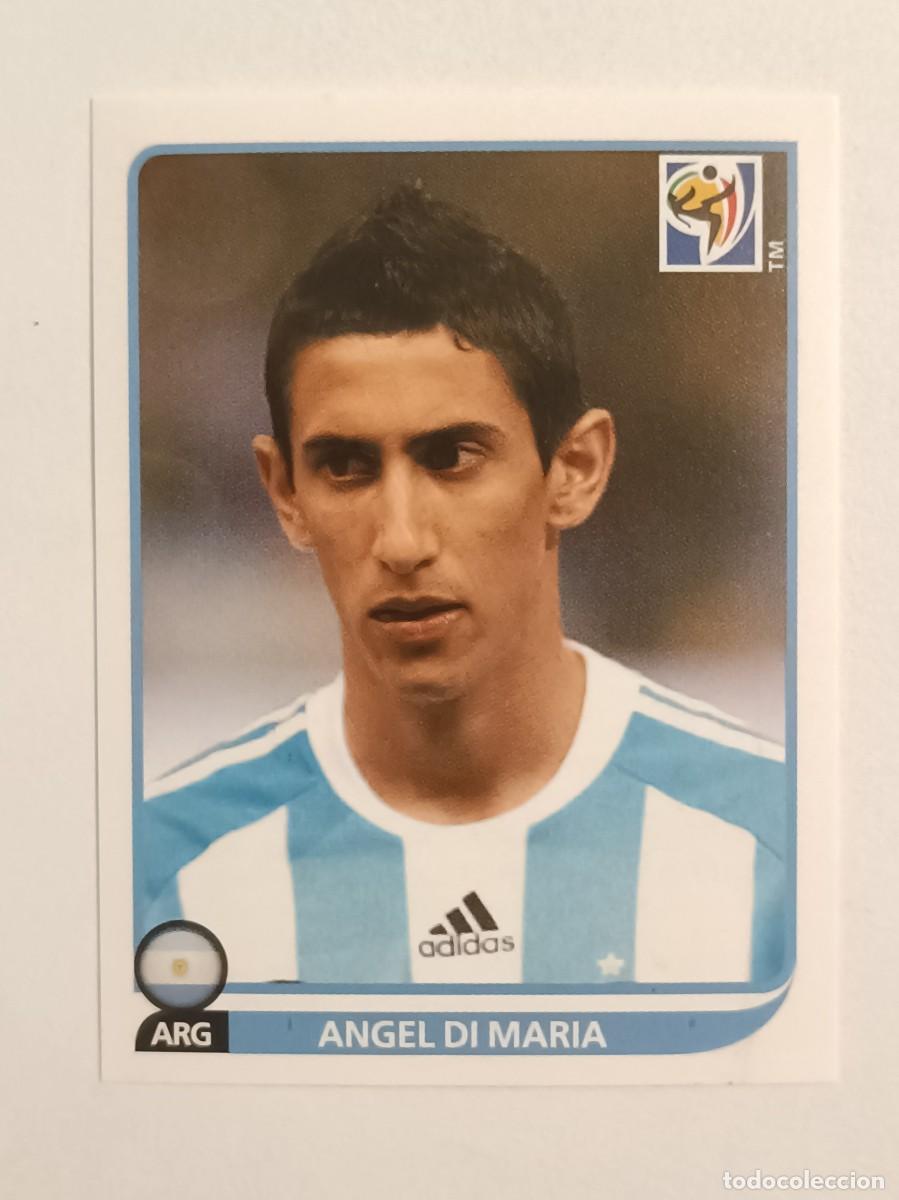 Cromos de f&uacute;tbol: #119 ANGEL DI MARIA (ARGENTINA) MUNDIAL SUDAFRICA 2010 PANINI
