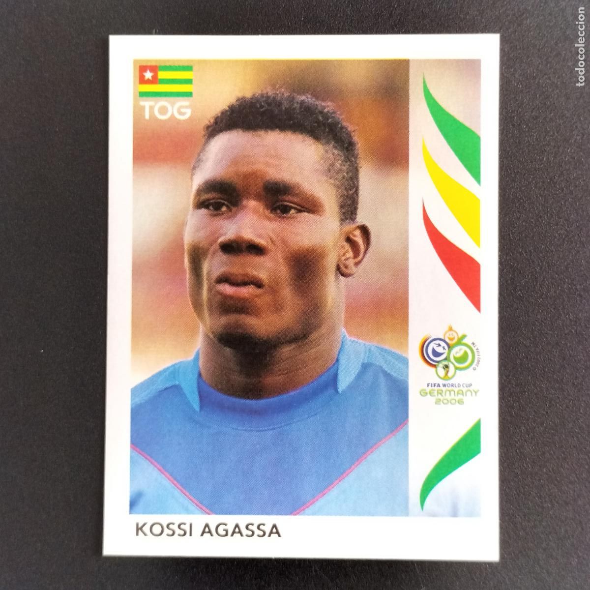 Cromos de f&uacute;tbol: 513 KOSSI AGASSA TOGO CROMOS FIFA WORLD CUP GERMANY 2006 MUNDIAL ALEMANIA PANINI