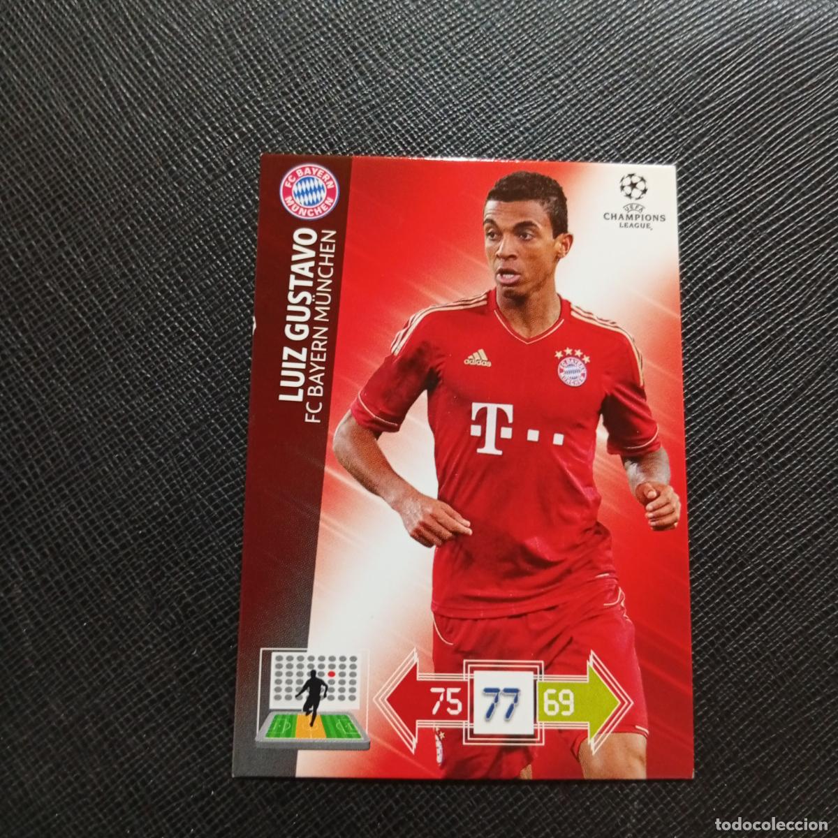 Cromos de f&uacute;tbol: LUIZ GUSTAVO BAYERN MUNICH ADRENALYN CHAMPIONS LEAGUE 2012 2013 FUTBOL 12 13 - A210 PG406