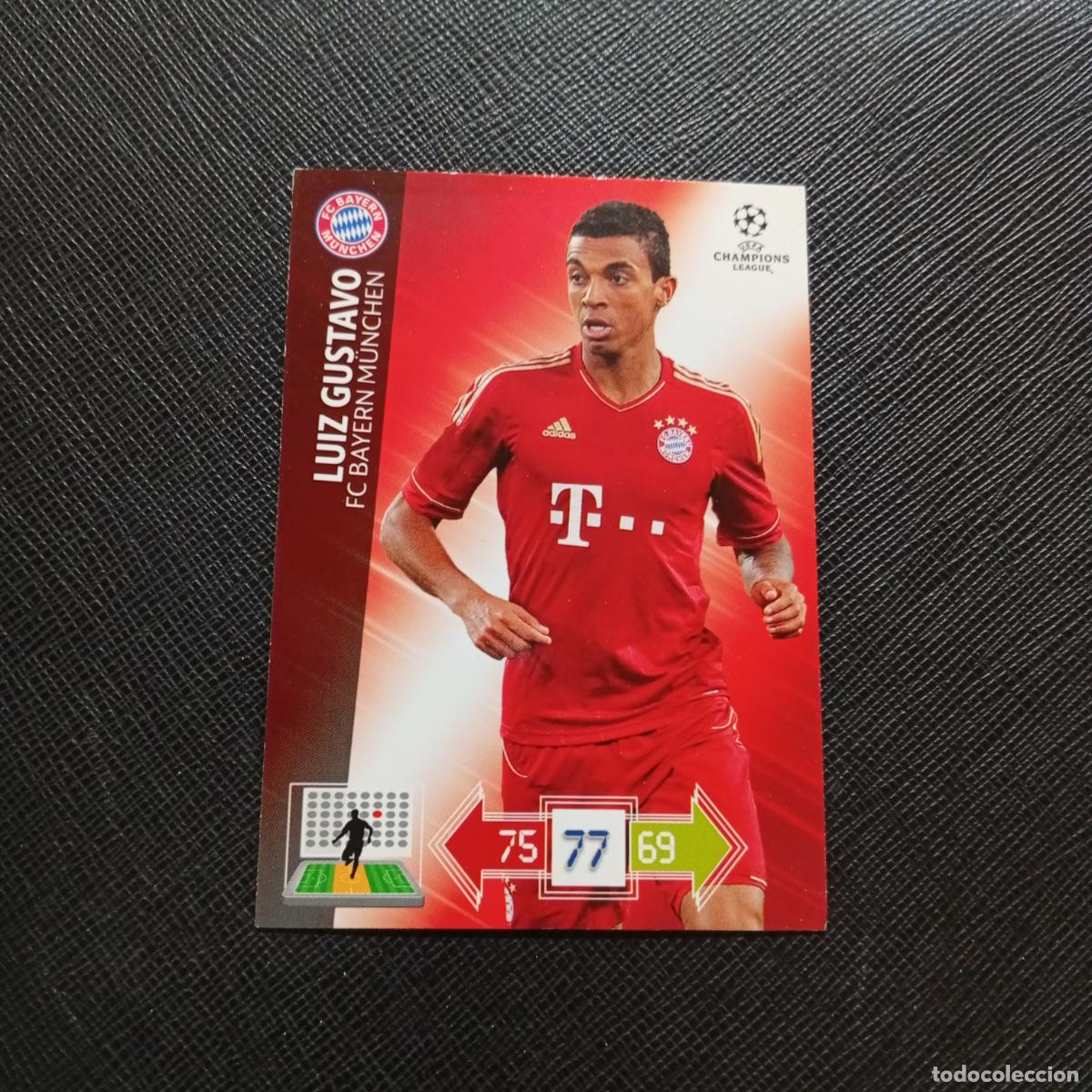 Cromos de f&uacute;tbol: LUIZ GUSTAVO BAYERN MUNICH ADRENALYN CHAMPIONS LEAGUE 2012 2013 FUTBOL 12 13 - A210 PG406 B