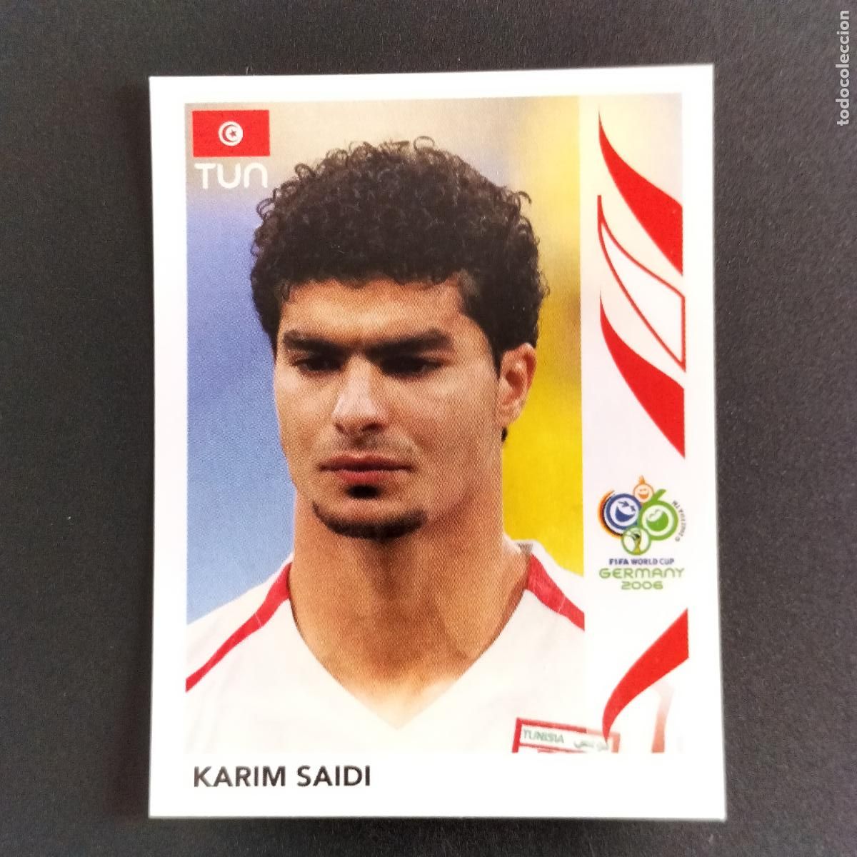 Cromos de f&uacute;tbol: 574 KARIM SAIDI TUNEZ CROMOS FIFA WORLD CUP GERMANY 2006 MUNDIAL ALEMANIA PANINI