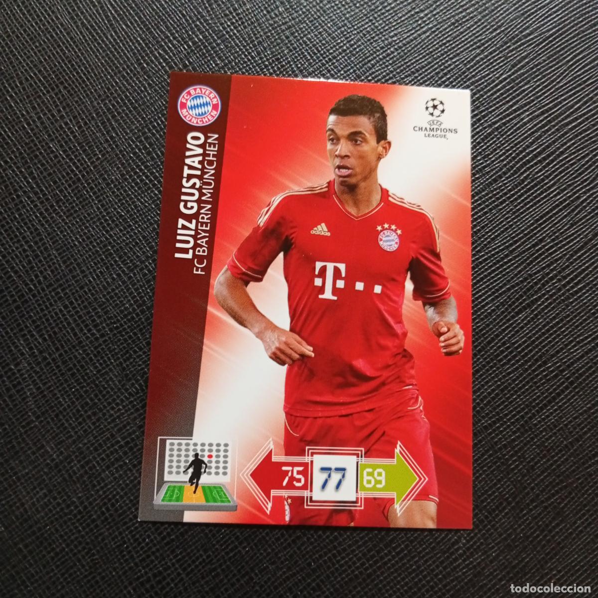 Cromos de f&uacute;tbol: LUIZ GUSTAVO BAYERN MUNICH ADRENALYN CHAMPIONS LEAGUE 2012 2013 FUTBOL 12 13 - A210 PG388 B