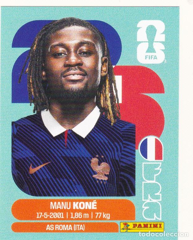 Cromos de f&uacute;tbol: FIFA WORLD CUP 2026 * MANU KON&Eacute; N&ordm; 11 * DE FRANCIA - NUEVO DE SOBRE (A-18)