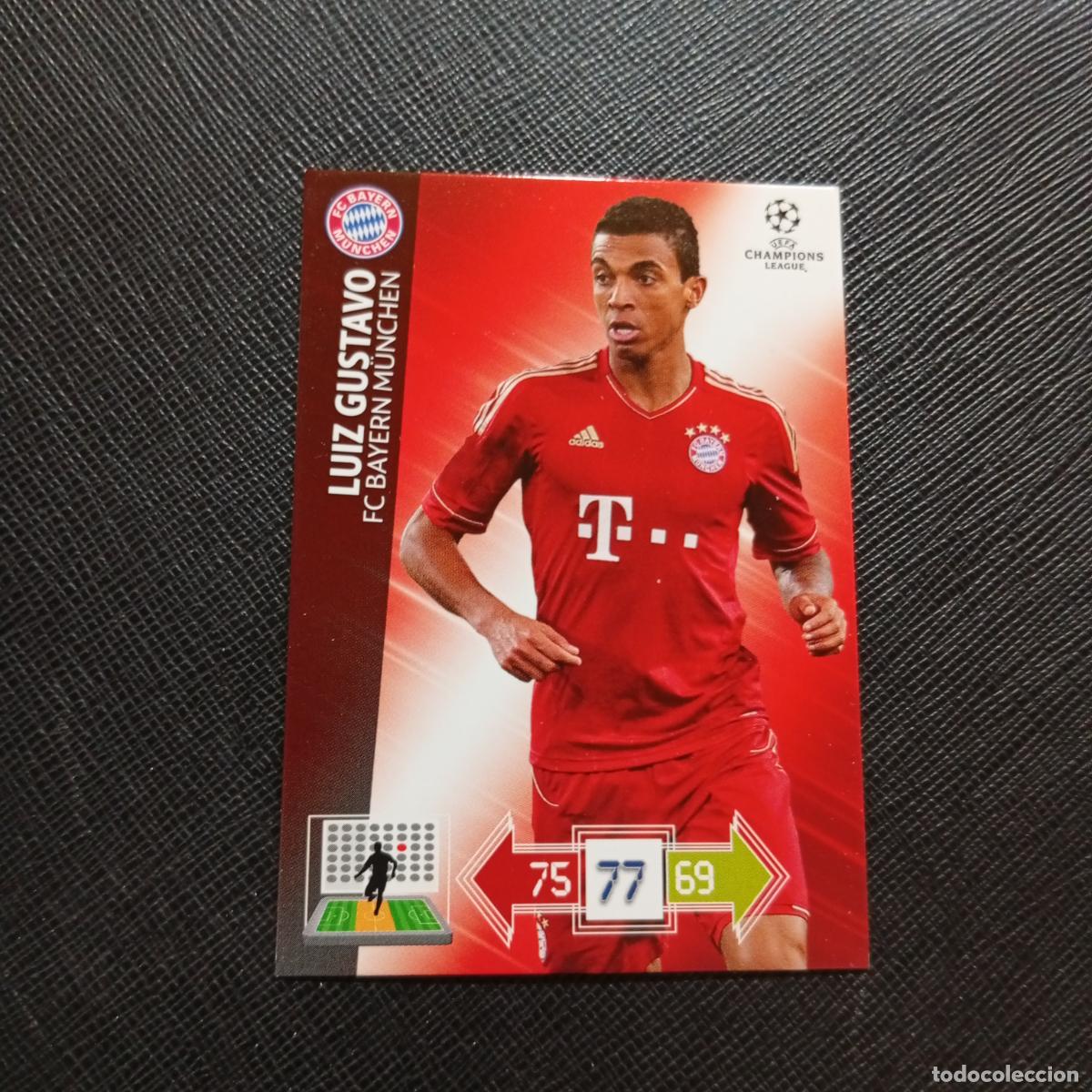 Cromos de f&uacute;tbol: LUIZ GUSTAVO BAYERN MUNICH ADRENALYN CHAMPIONS LEAGUE 2012 2013 FUTBOL 12 13 - A210 PG397 B