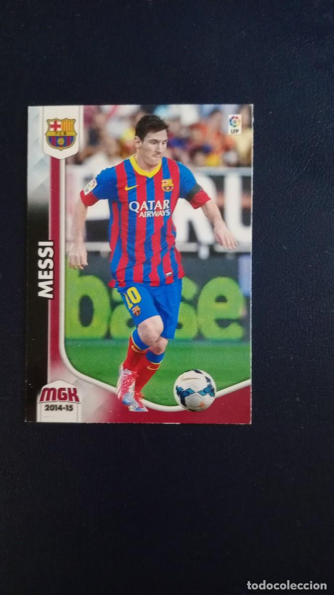 Cromos de f&uacute;tbol: 70 Leo Messi - FC.BARCELONA - MEGACRACKS 14 15 - Panini - MGK 2014 2015