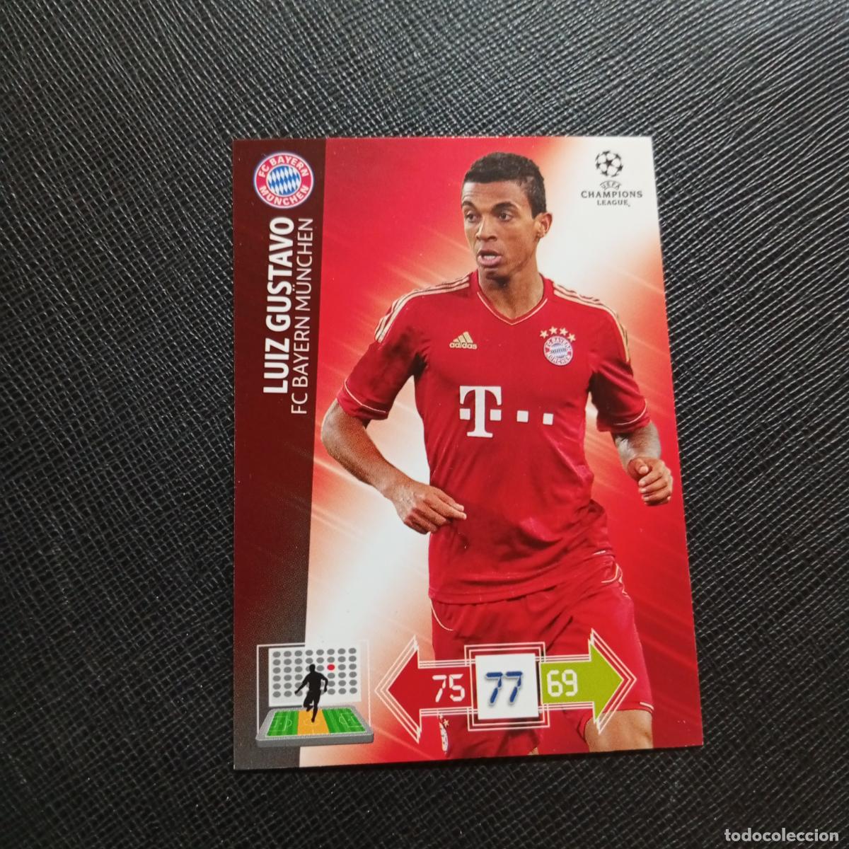 Cromos de f&uacute;tbol: LUIZ GUSTAVO BAYERN MUNICH ADRENALYN CHAMPIONS LEAGUE 2012 2013 FUTBOL 12 13 - A210 PG415