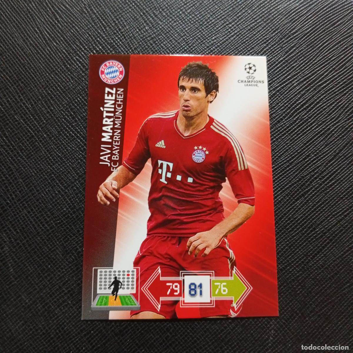Cromos de f&uacute;tbol: JAVI MARTINEZ BAYERN MUNICH ADRENALYN CHAMPIONS LEAGUE 2012 2013 FUTBOL 12 13 - A210 PG388