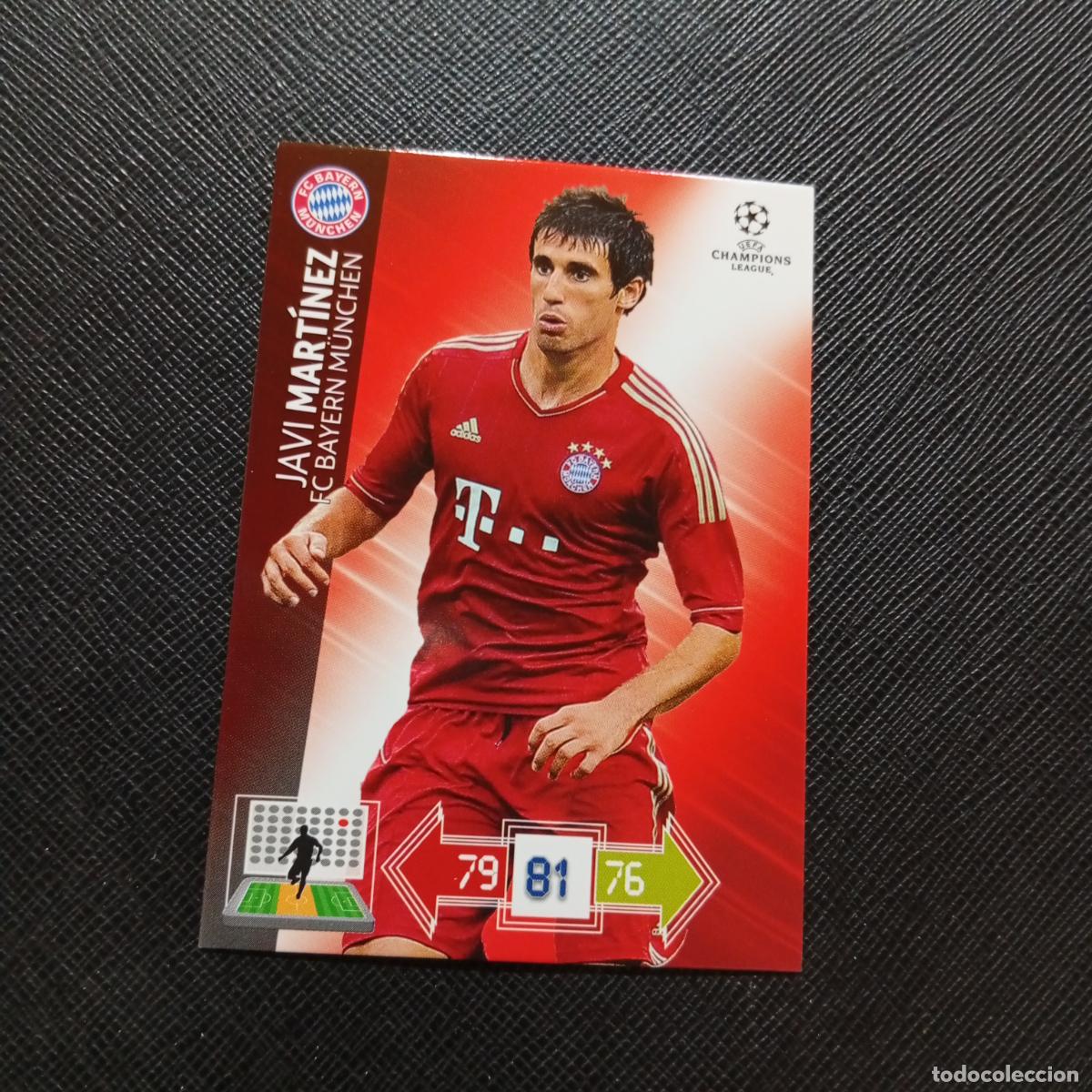 Cromos de f&uacute;tbol: JAVI MARTINEZ BAYERN MUNICH ADRENALYN CHAMPIONS LEAGUE 2012 2013 FUTBOL 12 13 - A210 PG388 B