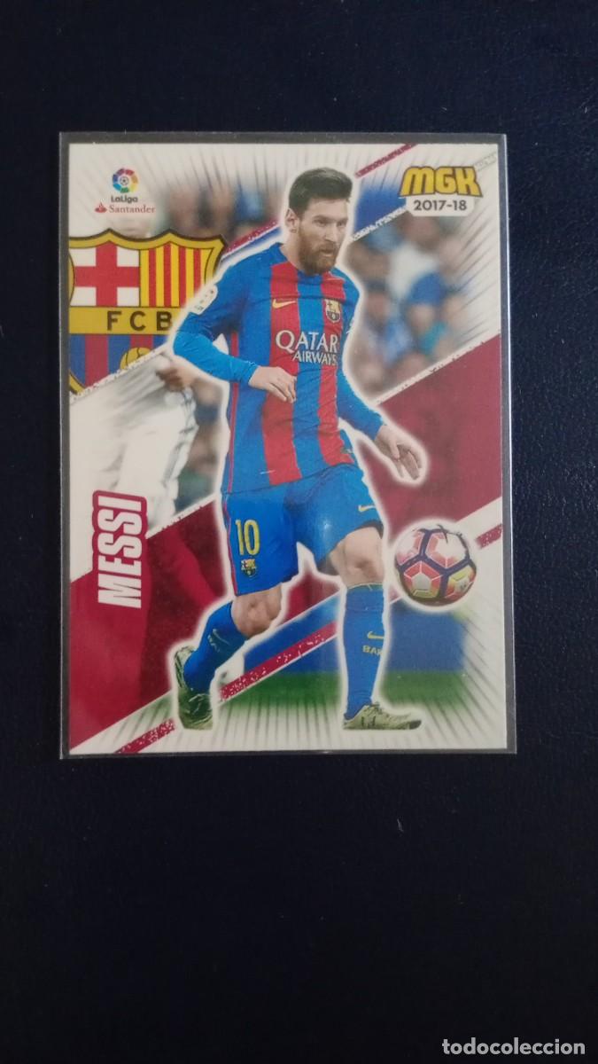 Cromos de f&uacute;tbol: 96 Leo Messi - FC.BARCELONA - MEGACRACKS 17 18 - Panini - MGK 2017 2018