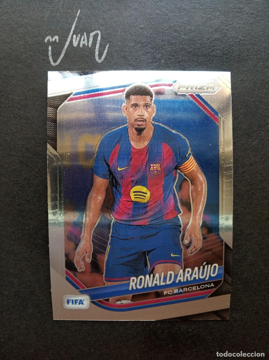 Cromos de f&uacute;tbol: N&ordm; 255 RONALD ARAUJO BARCELONA URUGUAY ⚽ PANINI &reg; PRIZM FIFA CLUB MUNDIAL 2025 2026 25 26 NUEVO