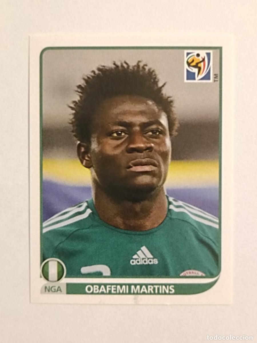 Cromos de f&uacute;tbol: #142 OBAFEMI MARTINS (NIGERIA) MUNDIAL SUDAFRICA 2010 PANINI