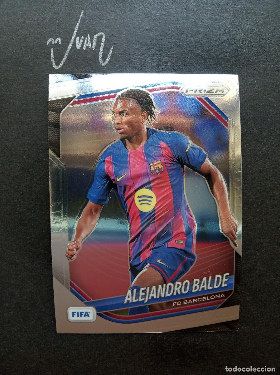 Cromos de f&uacute;tbol: N&ordm; 256 ALEJANDRO BALDE FC BARCELONA ESPA&Ntilde;A ⚽ PANINI &reg; PRIZM FIFA CLUB MUNDIAL 2025 2026 25 26 NUEVO