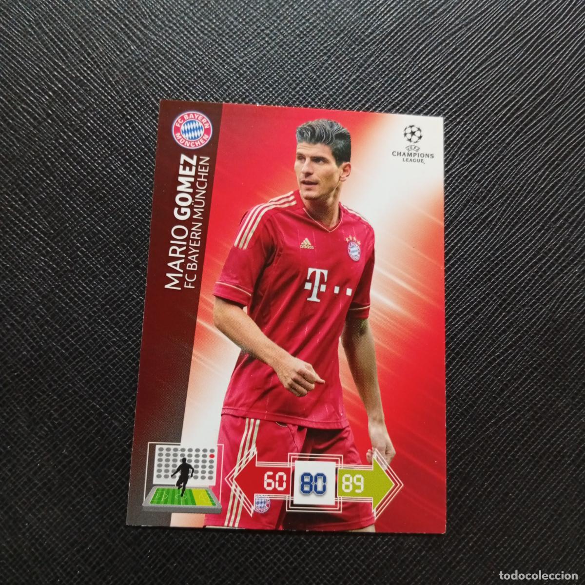 Cromos de Futebol: MARIO GOMEZ BAYERN MUNICH ADRENALYN CHAMPIONS LEAGUE 2012 2013 FUTBOL 12 13 - A210 PG388 B