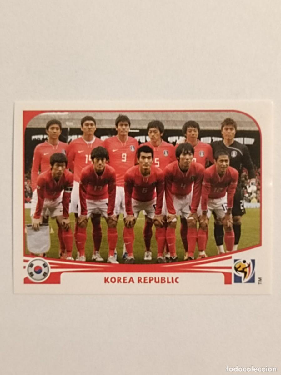 Cromos de Futebol: #144 ALINEACION (COREA DEL SUR) MUNDIAL SUDAFRICA 2010 PANINI