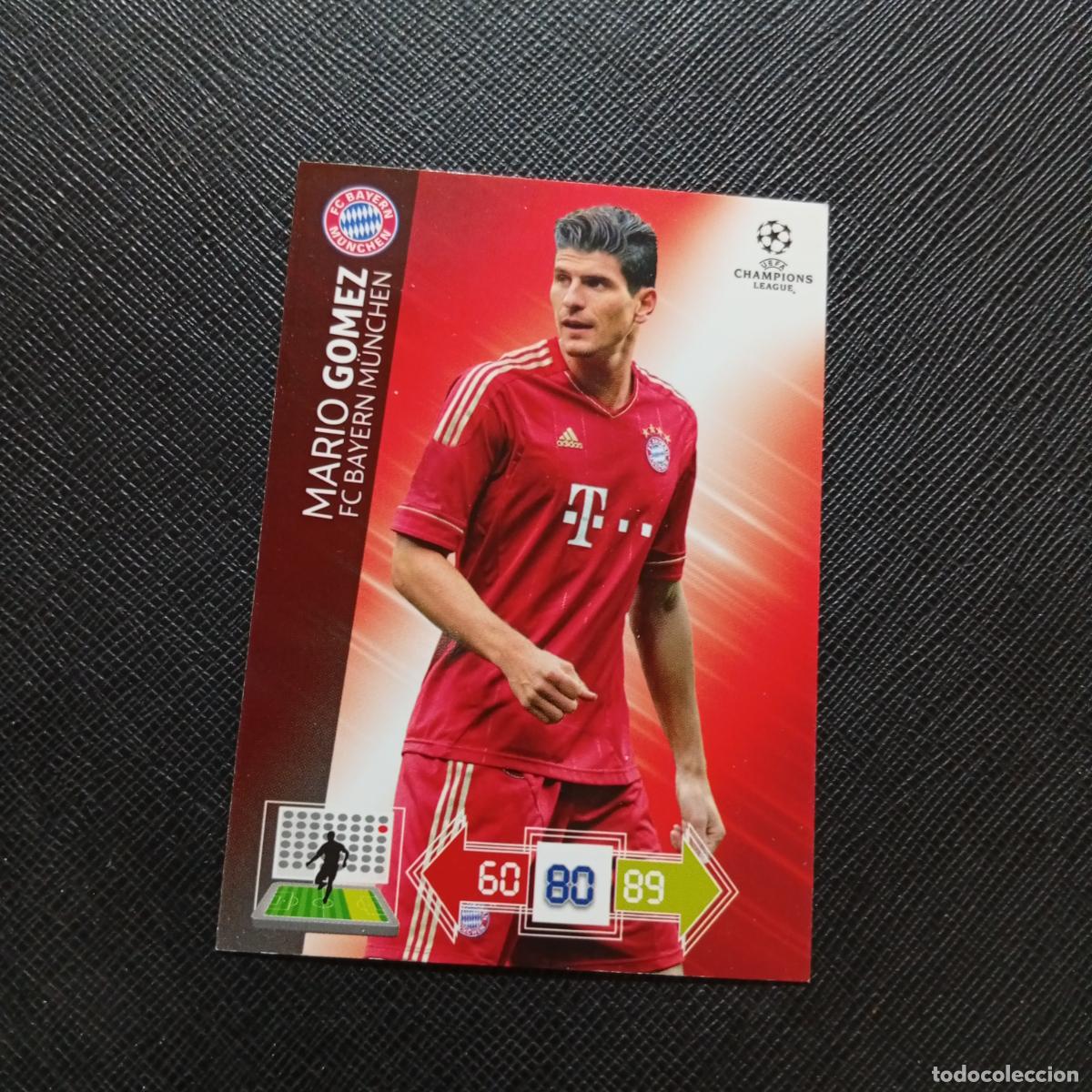 Cromos de Futebol: MARIO GOMEZ BAYERN MUNICH ADRENALYN CHAMPIONS LEAGUE 2012 2013 FUTBOL 12 13 - A210 PG397