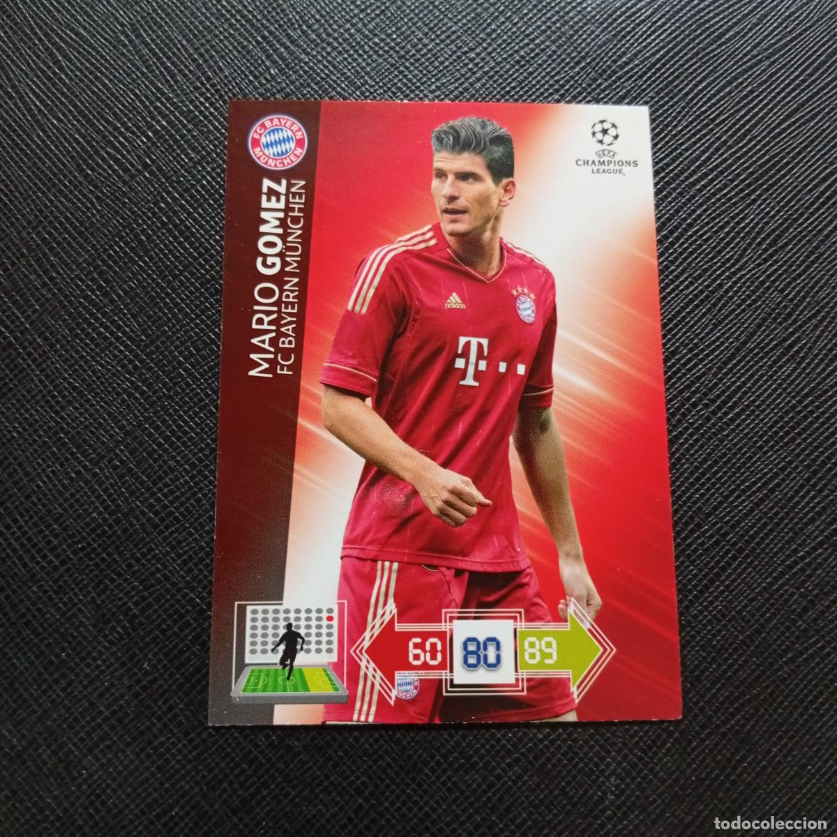 Cromos de Futebol: MARIO GOMEZ BAYERN MUNICH ADRENALYN CHAMPIONS LEAGUE 2012 2013 FUTBOL 12 13 - A210 PG397 B